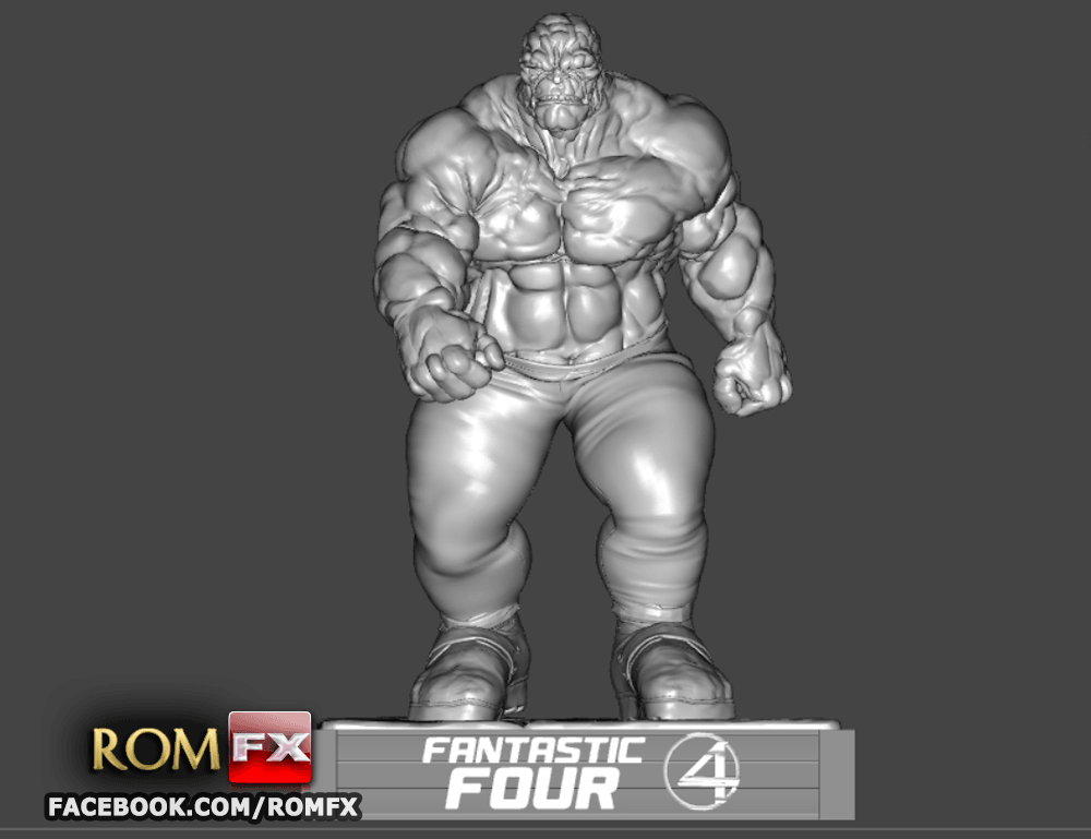 3D file The Thing Fantastic Four - Ben Grimm - Printable Figure・3D ...